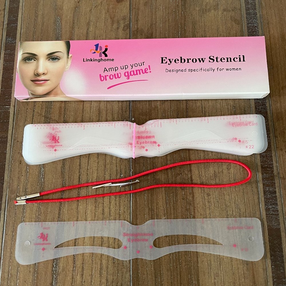 Eyebrow Stencil, 20 Fashionable Styles Eyebrow Shaper Kit Reusable